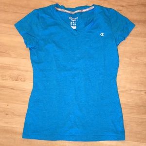 Blue Champion workout tee